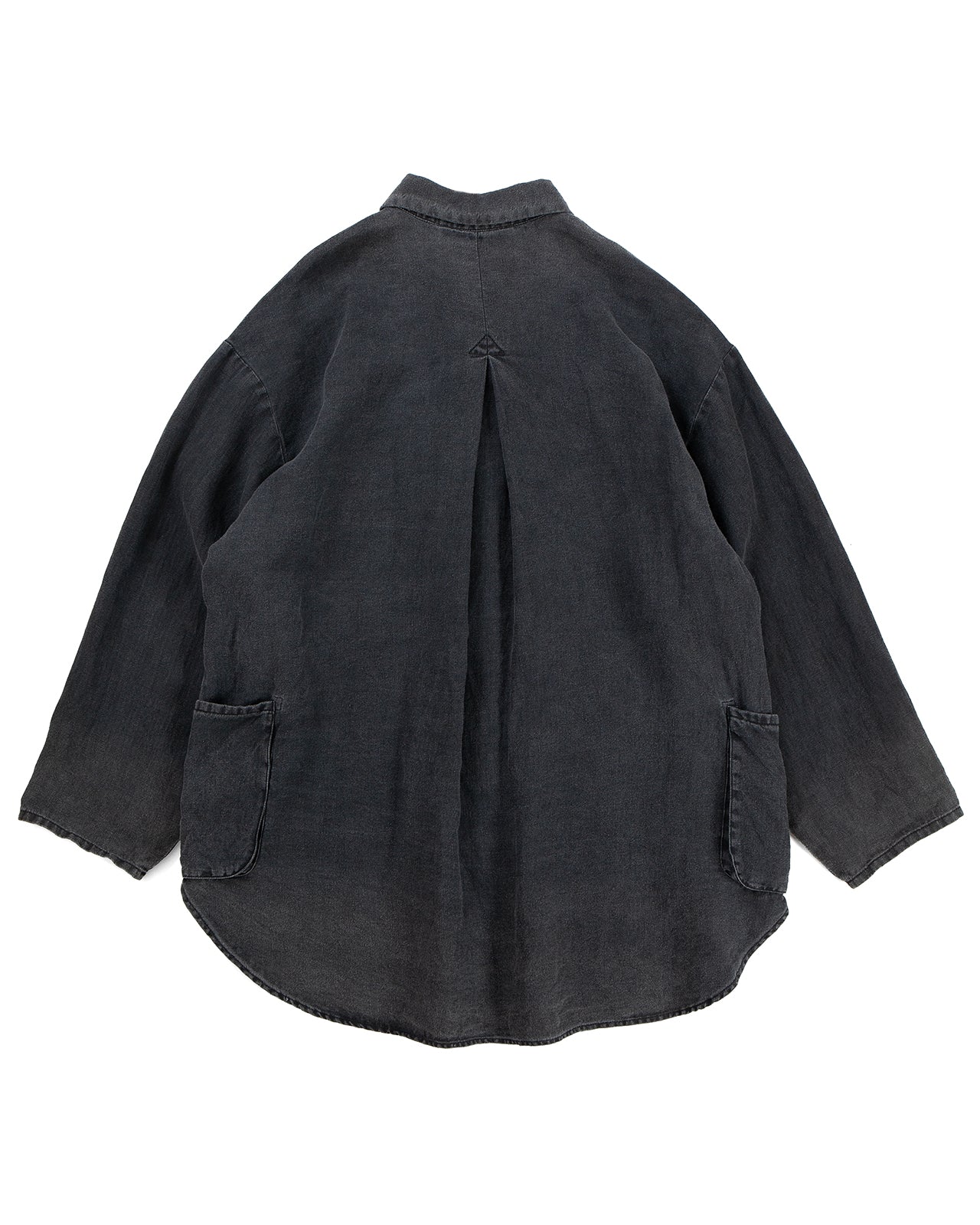 Porter Classic Linen Shirt Jacket, Black - Image 3