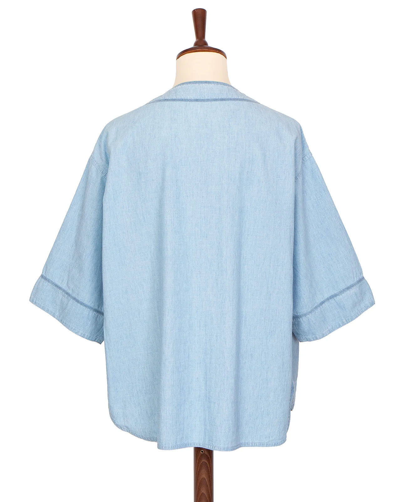 Porter Classic Shawshank Chambray Baseball Shirt - Image 5