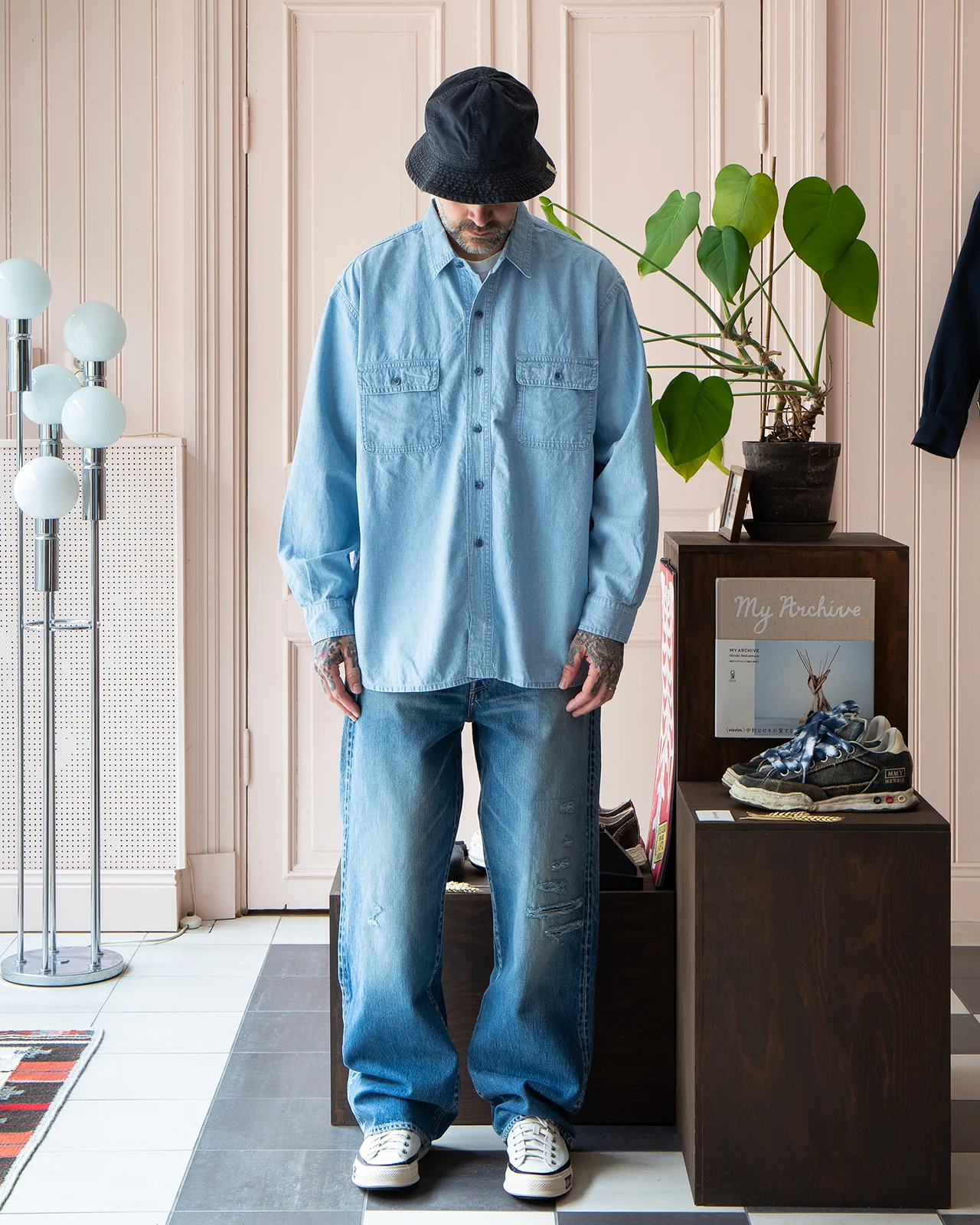 Porter Classic Shawshank Chambray Work Shirt - Image 7