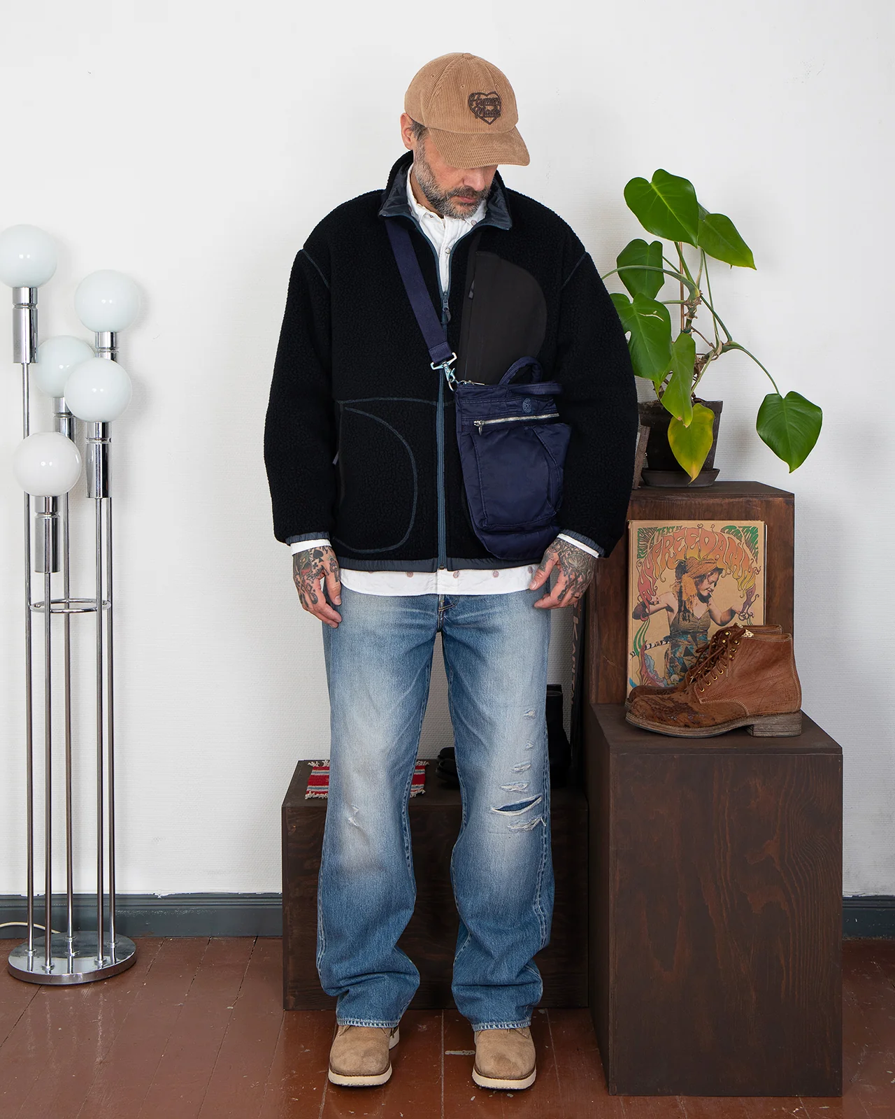 Porter Classic Super Nylon Helmet Case, Small, Navy - Image 2