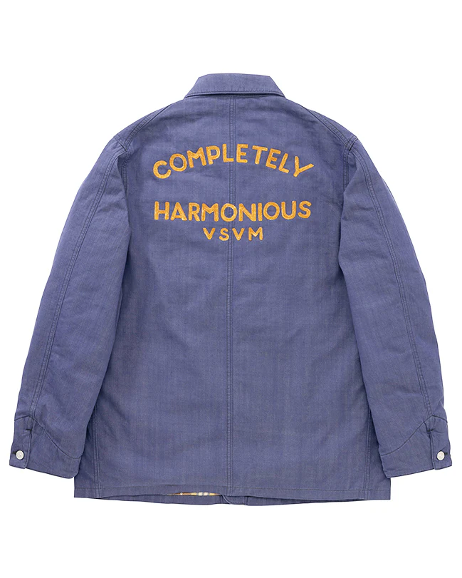 Visvim Osiris Down Coverall DMGD, Navy - Image 3