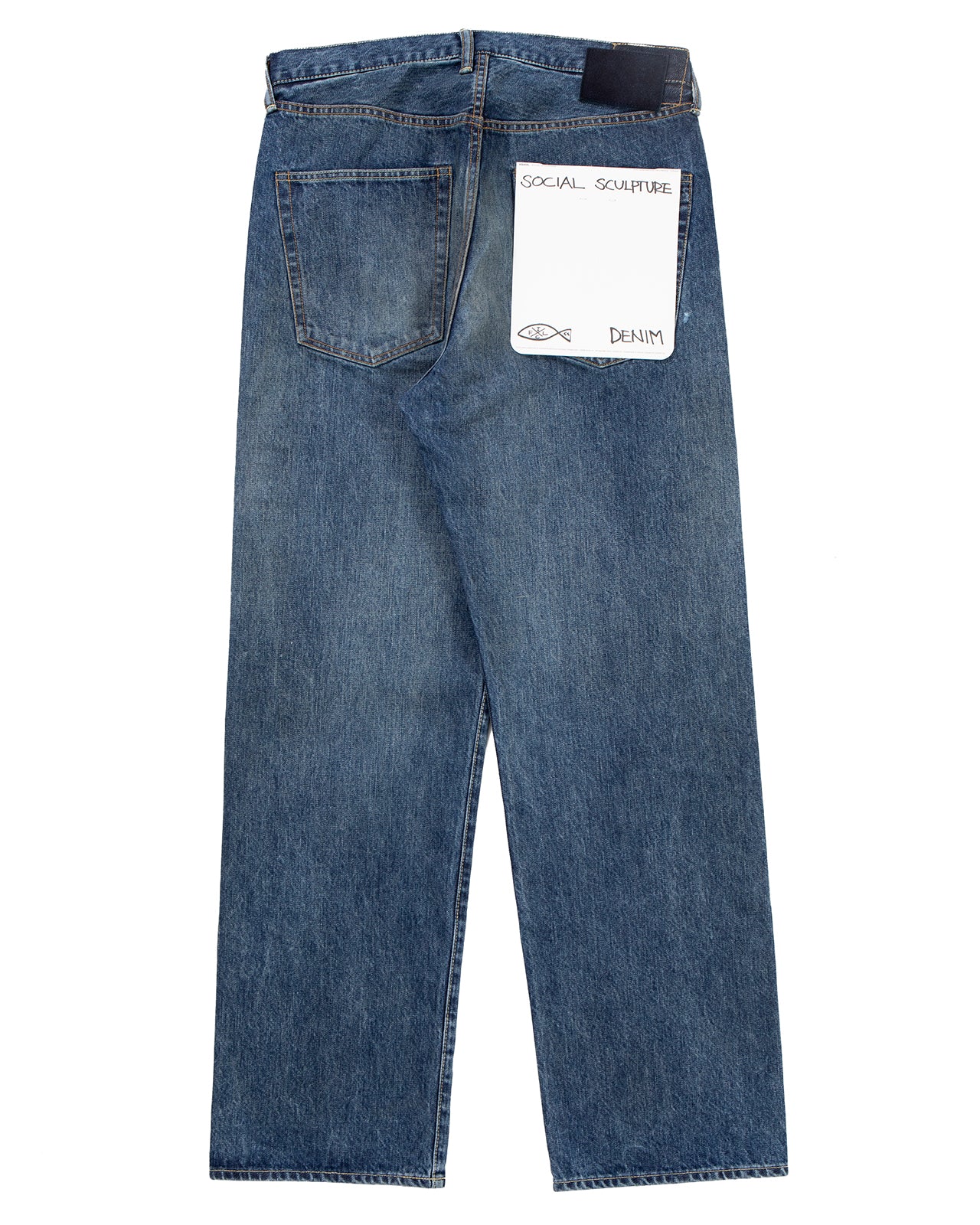 Visvim Social Sculpture 01 Wide DMGD-46 - Image 3